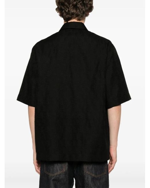 Fendi Black Linen Shirt for men
