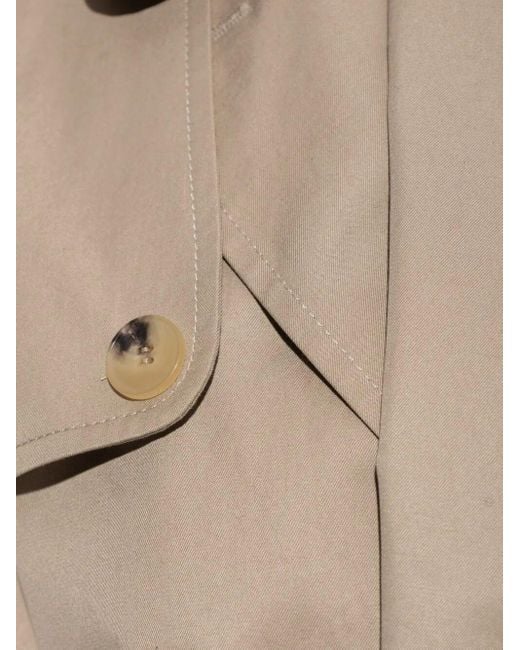 McQueen Natural Belted Trench Coat