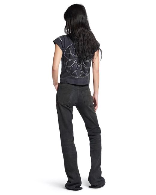 Balenciaga Black Slim Fit Bootcut Jeans