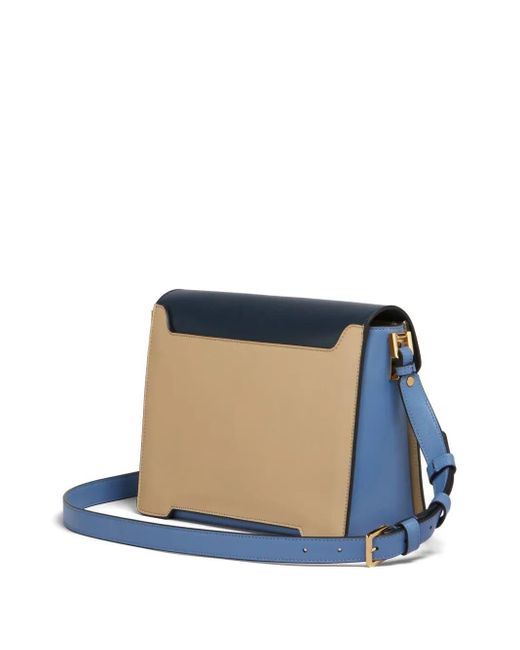 Marni Blue Medium Leather Shoulder Handbag