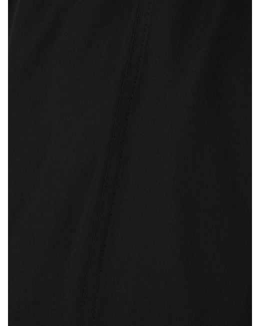 Tom Ford Black Silk Shorts With Velvet Band