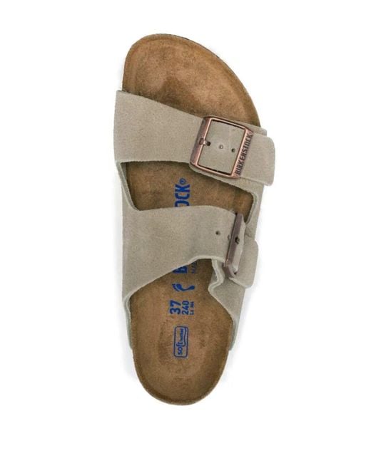 Birkenstock Green Arizona Suede Unisex Sandals