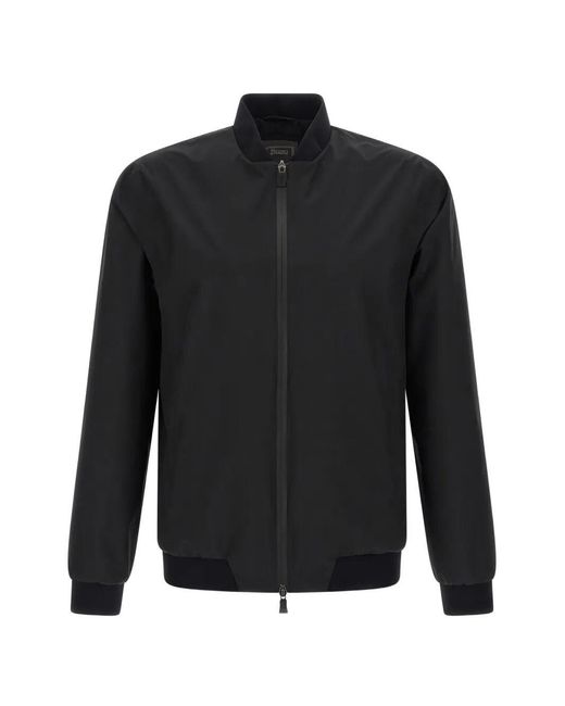 Herno Black 'Functional' Bomber Jacket for men