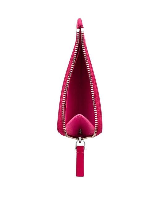 Marc Jacobs Pink The Top Zip Charm Wallet