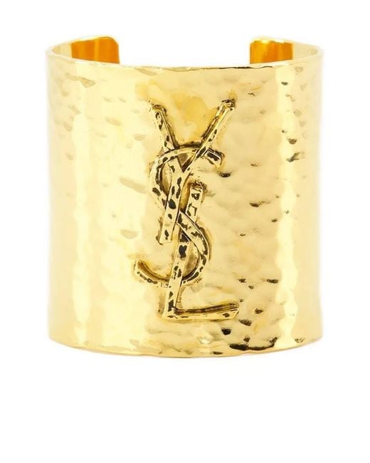 Saint Laurent Yellow Cuff Bracelet