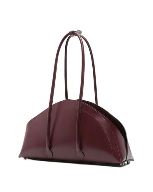 FEDERICO CINA Purple La Bauletto Shoulder Bag