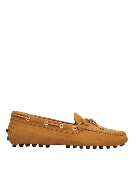 Tod's Brown Leather Loafers