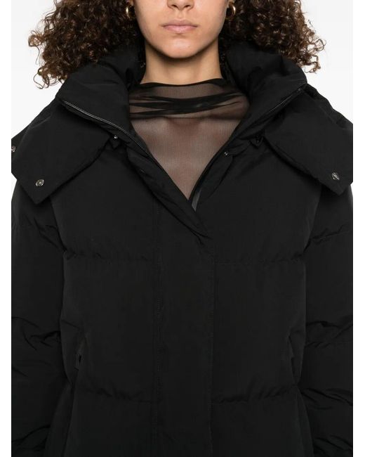 Herno Black Medium 2-Layer Hooded Down Jacket