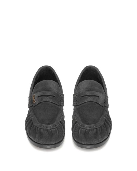 Saint Laurent Black Le Loafer Supple for men