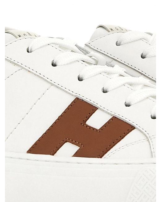 Hogan White Crosswind Sneakers for men