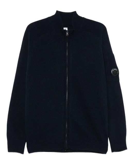 C P Company Blue Knitwear/Cardigan for men