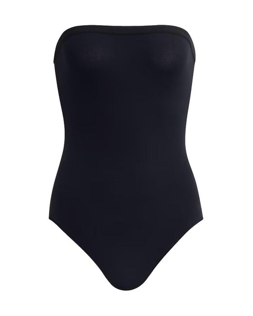 Alaïa Blue Second-Skin Knit Bustier Body Clothing