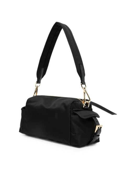 Prada Black Explore Small Re-Nylon And Leather Shoulder Bag