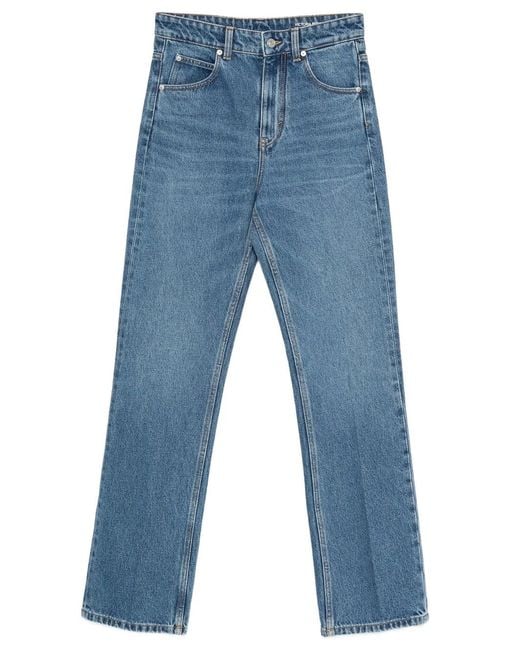 Victoria Beckham Blue Julia Regular Fit Jeans