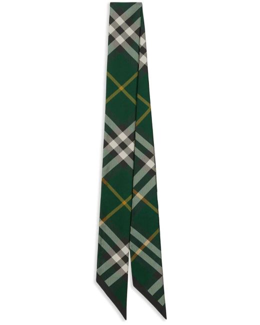 Burberry Green Foulard Check Accessories for men