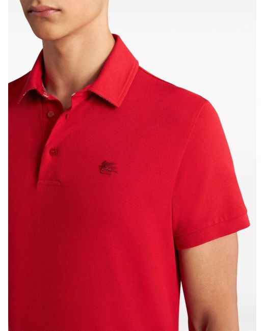 Etro Red T-shirts And Polos for men
