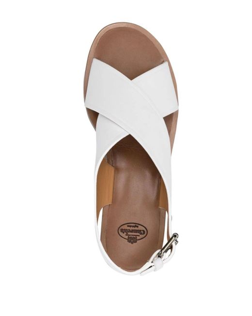 Church's White Rondha Crossover Sandals Shoes