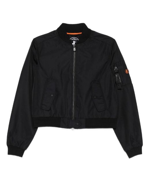 Save The Duck Black Nora Bomber Jacket