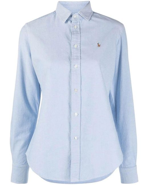 Polo Ralph Lauren Blue Classic-Fit Oxford Shirt