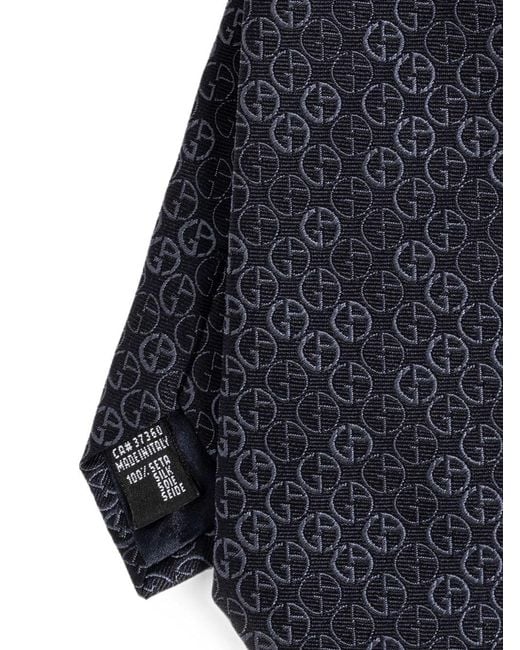 Giorgio Armani Blue Silk Tie for men