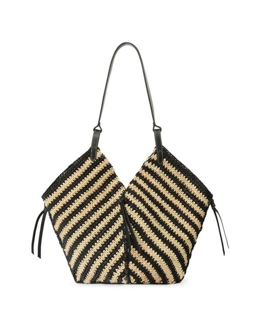 Isabel Marant Multicolor Tampa Two-Tone Raffia Shoulder Bag