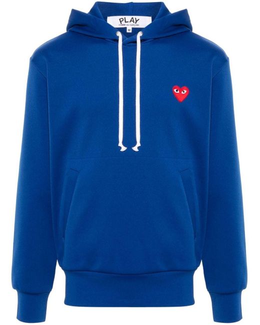 COMME DES GARÇONS PLAY Blue Heart Logo Sweatshirt for men