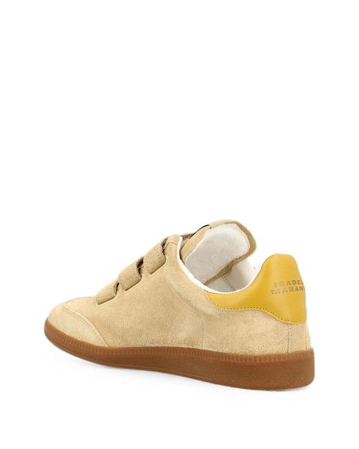 Isabel Marant Natural Round Toe Sneakers