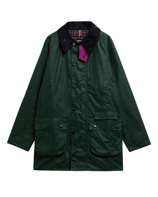 Barbour Green Paul Smith Loves Giacca Cerata "Gamefair" for men