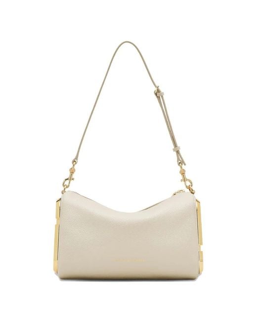 Marc Jacobs White Snapshot Leather Shoulder Bag
