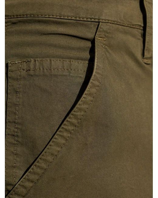 Dries Van Noten Green Pickerbys Cotton Trousers With Side Pocket for men
