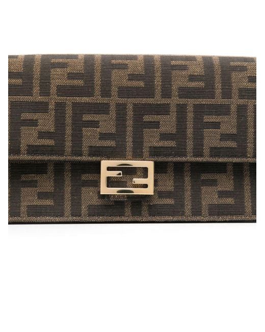 Fendi Brown Wallet On Chain