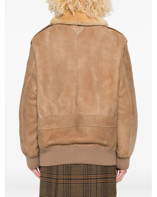 Prada Brown Leather Jacket