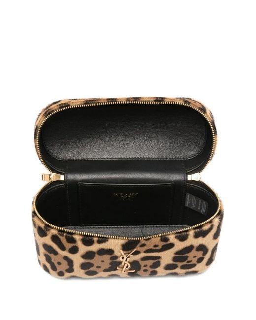 Saint Laurent Metallic Borsa Vanity Gaby