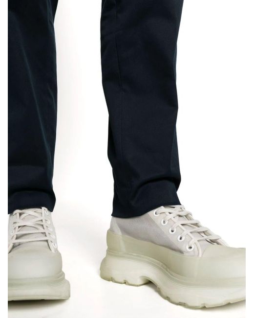 Moncler Blue Slim Pants Clothing for men