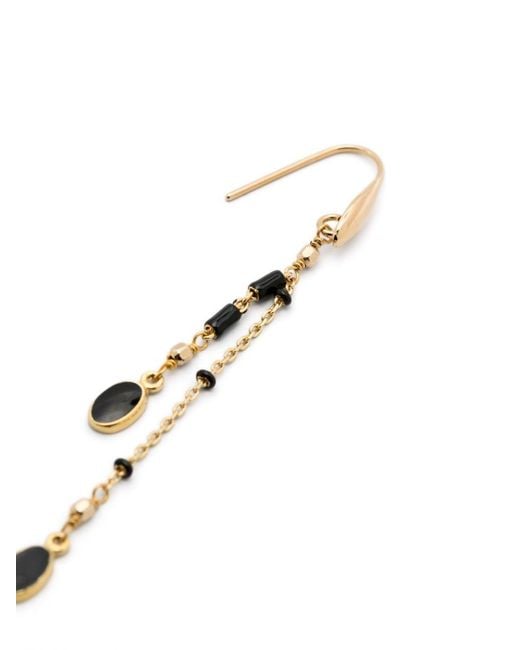 Isabel Marant White Casablanca Pendant Earrings With Tassels