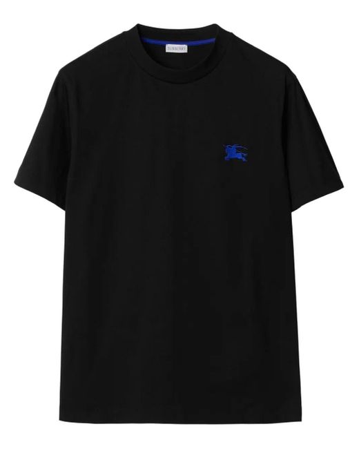 Burberry Black T-shirt Con Logo for men