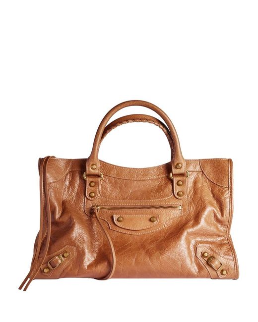 Balenciaga Brown Le City Medium Bag