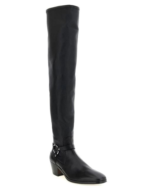 Tom Ford Black Over-The-Knee Boots