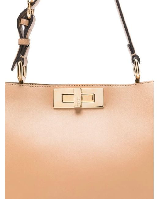 Fendi Natural Peekaboo Soft Medium Bag