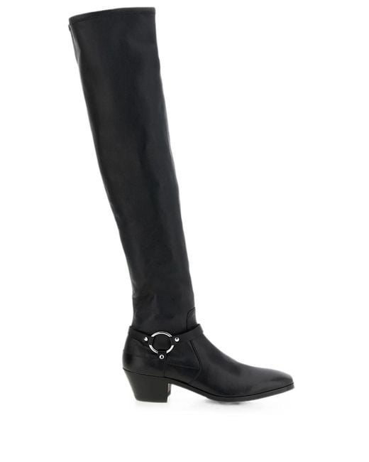 Tom Ford Black Over-The-Knee Boots