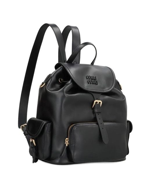 Miu Miu Black Zaino