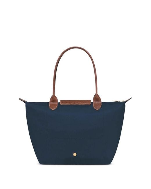 Longchamp Blue Shoulder Bag M Le Pliage Original