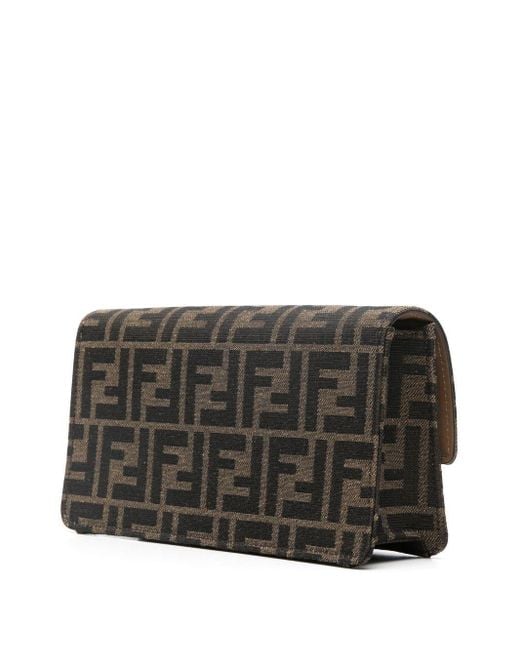 Fendi Brown Wallet On Chain