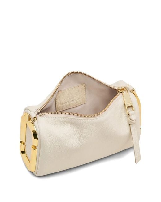 Marc Jacobs White Snapshot Leather Shoulder Bag