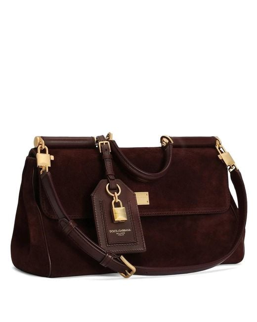 Dolce & Gabbana Brown Handbag My Sicily