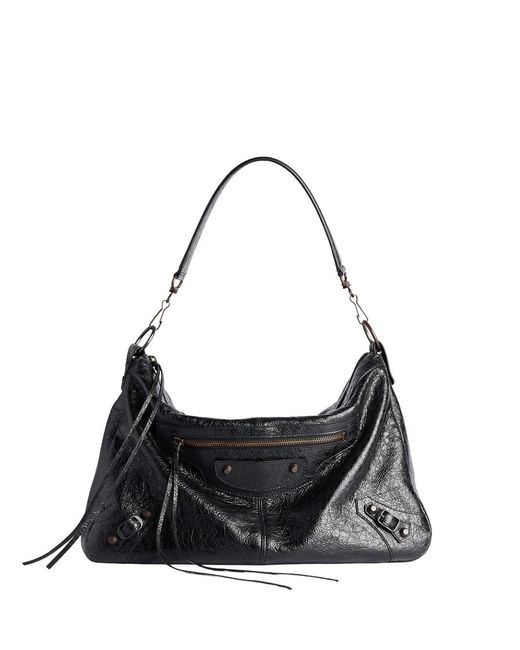Balenciaga Black Le City Moto Media for men
