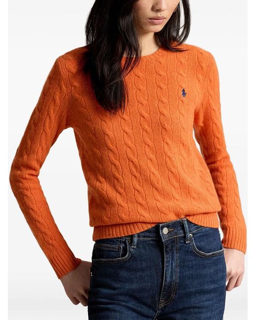 Polo Ralph Lauren Orange Crewneck Sweater