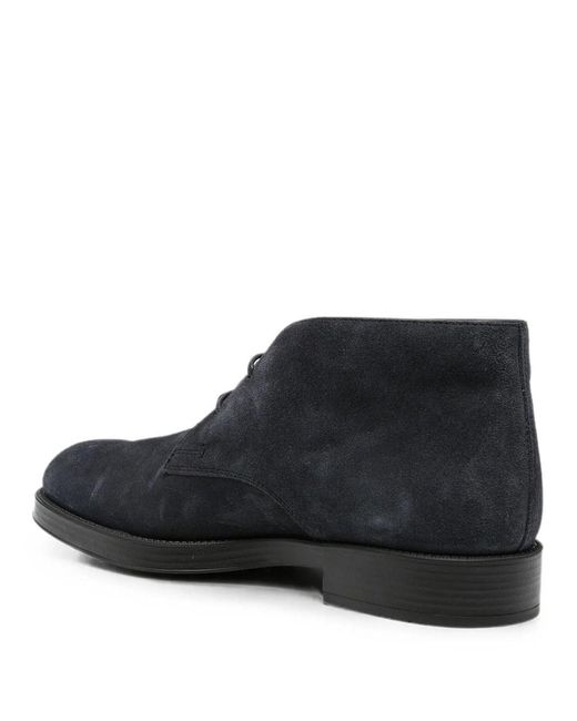 Tod's Black Suede Desert Boots for men