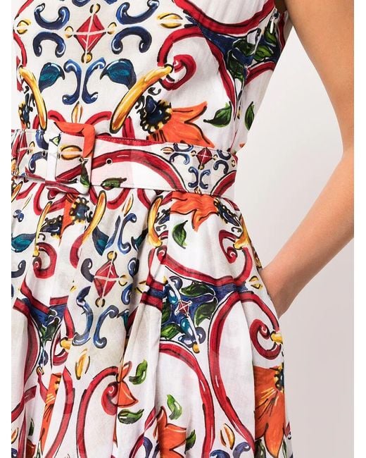 Samantha Sung White Aster Midi Dress