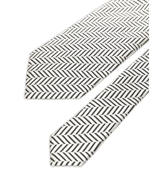 Tom Ford White Silk Tie for men